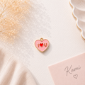Heart Message Charm