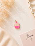 Pink Velvet Cupcake Charm